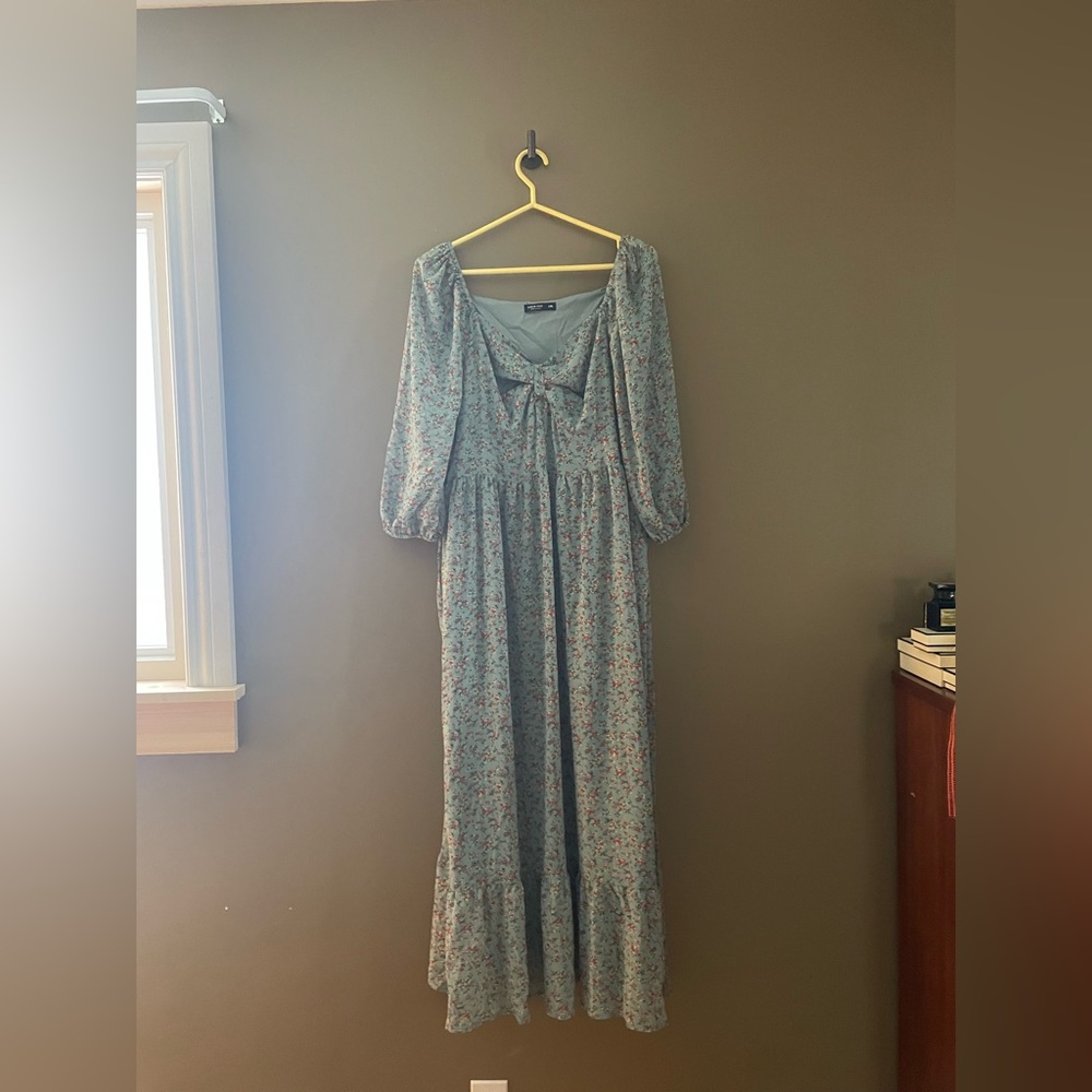 Pale Green floral dress